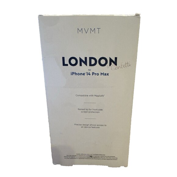 MVMT London & Confetti Liquid Glitter Magnetic Case Iphone 14 Pro Max  NEW - Picture 6 of 6